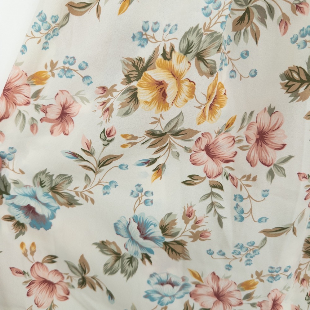 Vintage Alfred Dunner Floral Skirt Womens 8P Pastel Midi Cottagecore Grannycore - Picture 4 of 10